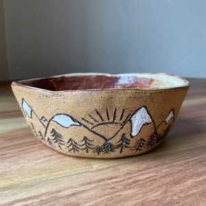 Handmade Mountain Bowl